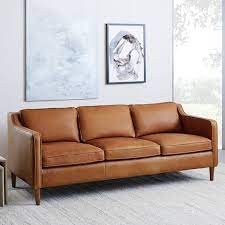 Shop west elm's selection of leather sofas and couches. Hamilton Leather Sofa 81