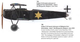 Fokker Dvii Kurt Schonfelder Ww1 Aircraft Aircraft Painting Ww1 Planes
