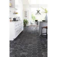 Style Selections 7 3 4 In X 9 In Groutable Obsidian Peel And Stick Vinyl Tile Lowes Com Kitchen Flooring Peel And Stick Vinyl Luxury Vinyl Tile Flooring