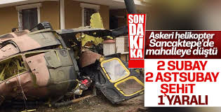 Helikopter düştüğü haberi üzerine çok sayıda ambulans, sağlık ve güvenlik. Istanbul Da Askeri Helikopter Dustu