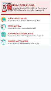 Soal un ipa biologi sd 2016 2017beserta kunci jawaban bioearthworm. Soal Un Sd 2020 Usbn Uasbn For Android Apk Download