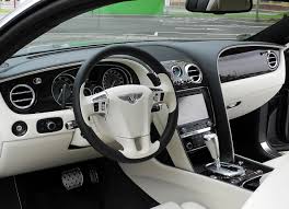 White Car Interior Bentley Continental Bentley Continental Gt Speed