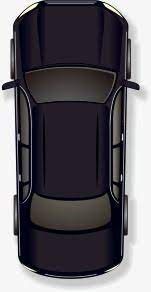 Vector Cartoon Of Black Cars Clipart Do Carro Png Vetor Desenho Animado Imagem Png E Vetor Para Download Gratuito Car Top View Black Car Top View