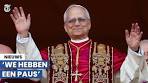 Hier toont nieuwe paus Leo XIV zich aan de wereld - YouTube