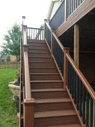 Long Trex Stairs Outdoor Stairs Trex Stairs Stairs