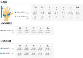 Gloves Warmers Size Chart Odlo