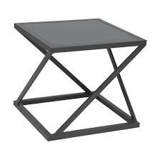 Finde die schönsten modelle jetzt online auf fashion for home & bestelle versandkostenfrei! Stern Jackie Beistelltisch 50x50x46cm Aluminium Glas Anthrazit Garten Und Freizeit