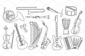 Continuous Line Drawing Of Musical Continuous Line Drawing Line Drawing Line Drawing Music
