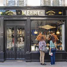 Friends Drooling Over The Sweets Inside Of Meert In The Marais Paris Perfect Marais Paris Paris An American In Paris
