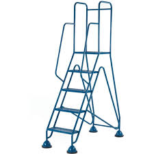 Check spelling or type a new query. Fort Wm515 Blue Mobile 5 Step Mesh Tread Step Ladder Full Handrail From Lawson His