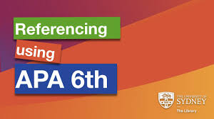 Including clear examples and an apa format template for word. Apa 6th Referencing And Citation Styles Subject Guides At University Of Sydney