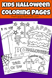 Free, printable coloring pages for adults that are not only fun but extremely relaxing. Kids Halloween Coloring Pages