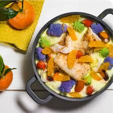 Recette De Lotte Rotie A La Clementine De Corse Cuisson Lotte Recette Lotte Recette Facile