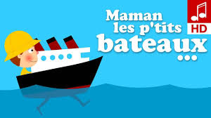 Maman Les Petits Bateaux Qui Vont Sur L Eau Comptine Pour Bebe Comptin Comptine Bebe Comptines Comptine Maternelle