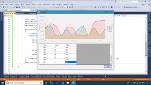 c tutorial live chart graph controls in winform app foxlearn