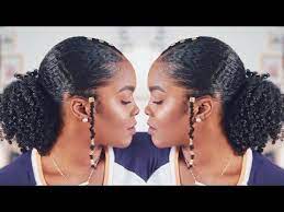 3 On The Go Natural Hair Ponytails Ideas For Lazy Days Special Occasions Black Women S Natural Hair Styles A Natural Hair Ponytail Hair Puff Hair Styles