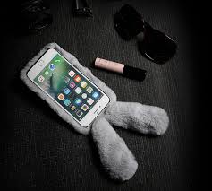 苹果手机壳 保护套女毛绒兔子11 max手机壳iphone7plus 阿里巴巴