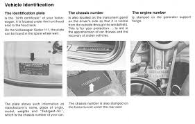 How To Decipher Your Vw Beetle Engine And Chassis Numbers