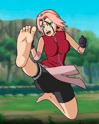 Sakura naruto feet