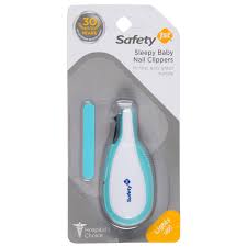 Safety 1st Sleepy Baby Nail Clippers With Emery Board Arctic Walmart Com Walmart Com