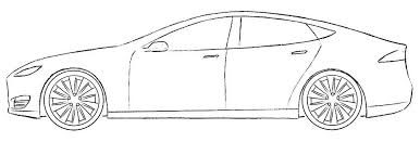 Tesla Model S Coloring Page Coloringpagez Com In 2020 Tesla Model S Tesla Model Tesla