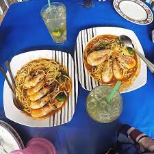 This is primarily a malay dish similar to the jawa mee sold by chinese hawkers. Ayu Mee Udang Teluk Kumbar Menarikdi Com