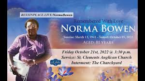 Live stream for Norma Bowen