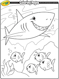 Colors appear only on special color wonder paper, not on skin, clothing, or carpets! Shark Coloring Page Crayola Com