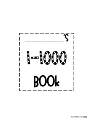 hundreds chart 1 1000 booklet