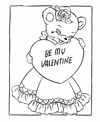 Free printable valentines coloring pages. Cute Valentines Day Images Coloring Home