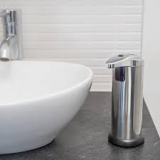 When you put a hand below the pump, the infrared sensor detects the energy coming from human body heat. Rebrilliant Frink Touchless Battery Operated Hands Free Sensor Soap Dispenser Reviews Wayfair