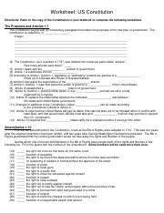 This download is exclusively for kidskonnect premium members! Worksheet Us Constitution 5b1 5d Pdf Worksheet Us Constitution Directions Refer To The Copy Of The Constitution In Your Textbook To Complete The Course Hero