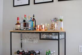Ikea Vittsjo Desk To Bar Cart Bar Cart Styling Bar Cart Styling Bar Furniture Ikea Vittsjo