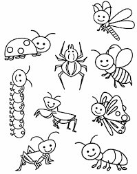 Página para colorir de rugrats. Desenhos Para Colorir De Insetos Como Fazer Em Casa