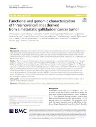 Diario de una mente en llamas (spanish edition). Pdf Functional And Genomic Characterization Of Three Novel Cell Lines Derived From A Metastatic Gallbladder Cancer Tumor