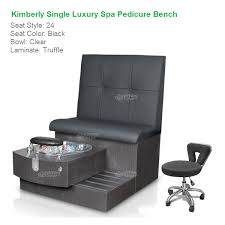Kimberly Single Luxury Spa Pedicure Bench with Magnetic Jet