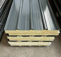 Galvanized Steel Sheet Rockwool Sandwich Roof Panel for ...