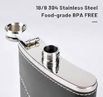 Amazon.com: LHD HOME Hip Flasks for Men Leather Hip Flask ...