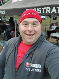 Cheering volunteer at the Dallas Spartan Trifecta