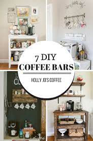 7 Cute Diy Coffee Bars Holly Jo S Coffee Diy Coffee Bar Coffee Bar Home Office Coffee Bar