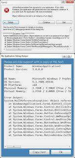 vb.net global try catch in the