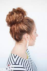 Top notch bows & apparel, lewiston. Curls Week Curly Top Knot Hairstyle Tutorial Hair Romance