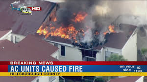 By law, the fire escape window can not be tampered with or have anything obstructing the ease of egress. Mechinical Or Electrical Failure Of Air Conditioning Units Caused Fire At Apartments Near Usf Youtube