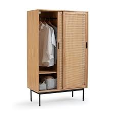 Armoire 2 Portes Coulissantes Waska Chene La Redoute Interieurs La Redoute Armoire Enfant Armoire Armoire 2 Portes