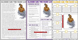Aug 14, 2020 · pembahasan soal jawaban reading comprehension. Aladdin And The Magic Lamp Esl Reading Comprehension Worksheets