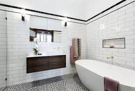 Beige and brown bathroom tiles 2021. Black And White Bathroom Design Ideas
