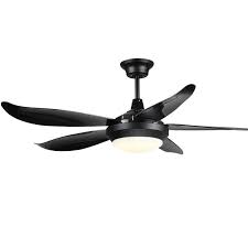 This ceiling fan with light makes a good combination of a ceiling fan and industrial light. Black Small Ceiling Fan With Led Light Remote Control Qm8826