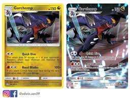 Some of the links on this page lead to relevant auctions on ebay. Garchomp Full Art Card Done By Me Pokemon