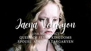 Viserra Velaryon: She was the first daughter of Lucerys and Rhaena  Targaryen, as well as being the most scandalous granddaughter...