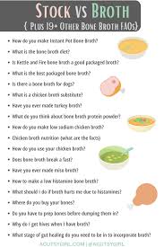 Check spelling or type a new query. Stock Vs Broth Plus 19 Other Bone Broth Faqs A Gutsy Girl